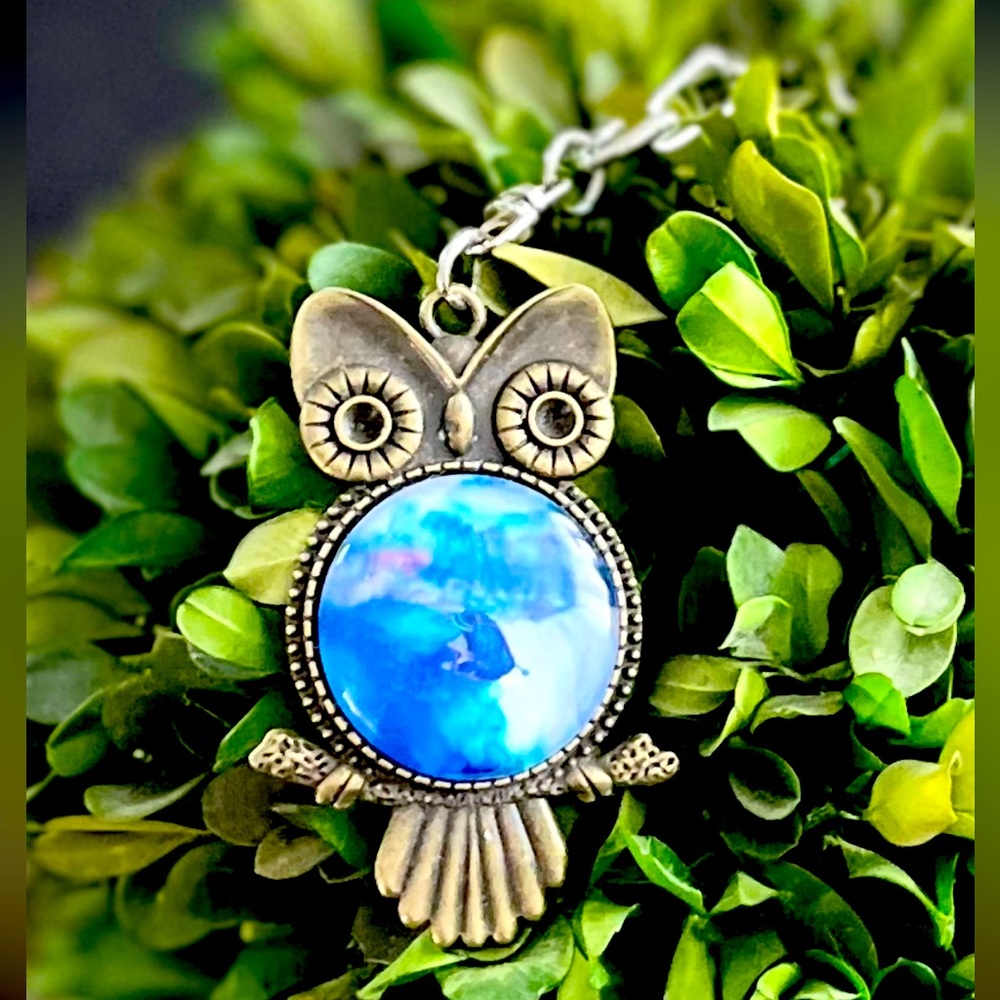 Fine Art Jewelry - owl keychain